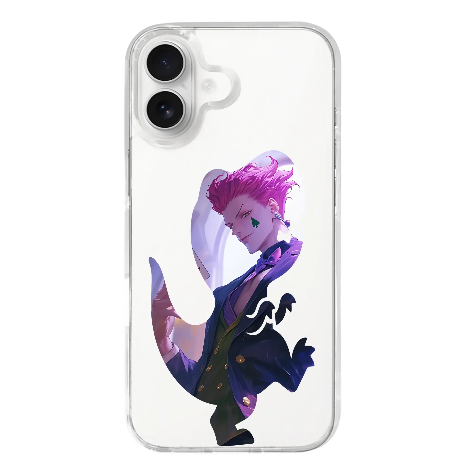 ハンター×ハンター グッズ ヒソカ＝モロウ - iPhone 17シリーズ 透明スマホケース – 薄型・耐衝撃・精密フィット保護カバー